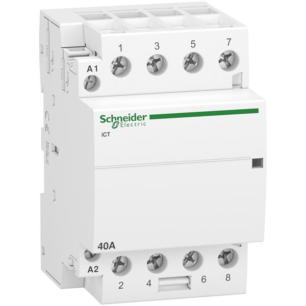 SCHNEIDER - ACTI9 CONTACTOR MODULAR 40A 4NA 230VCA