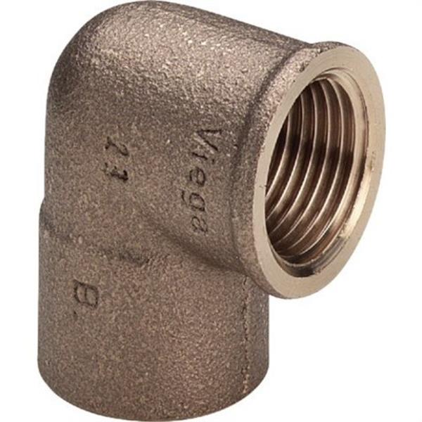 BRONZE MIXTE - FIG. 90 GCU CODO 90º H-H 18-1/2" view 3
