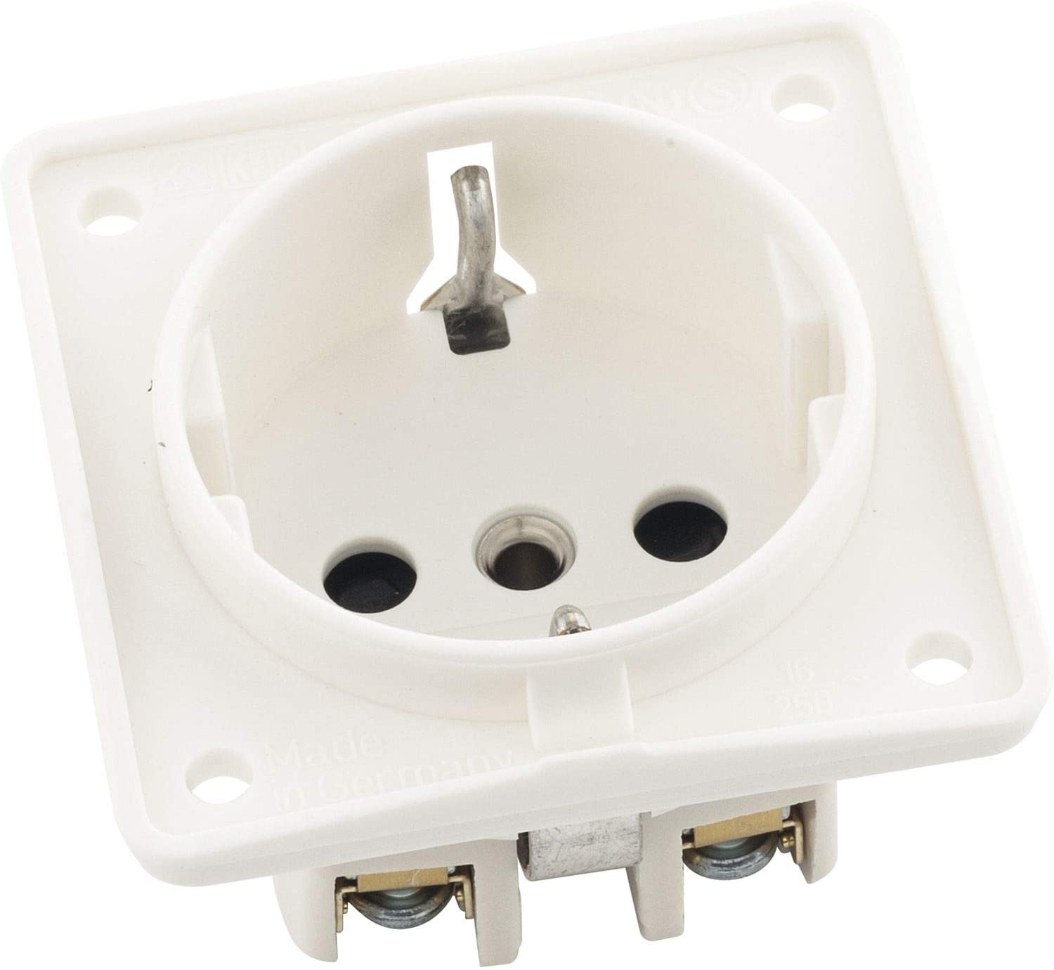 BERKER - ENCHUFE 12V BLANCO POLAR BRILLO