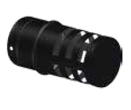 BOFILL - PELLETS DEFLECTOR HORITZONTAL D-80 NEGRE view 2