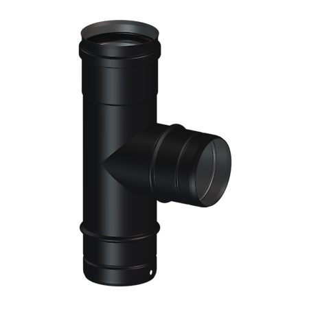 BOFILL - PELLETS TE FEMELLA 90º D-80 NEGRE