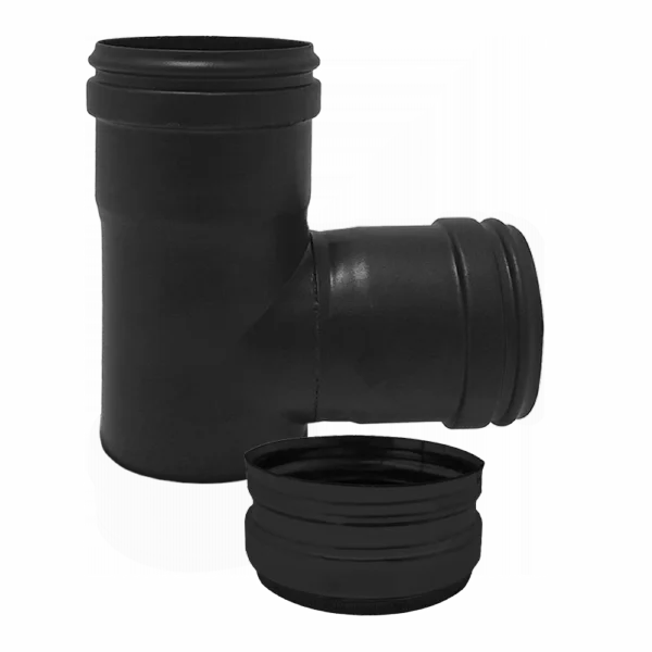 BOFILL - PELLETS TE FEMELLA 90º D-80 NEGRE
