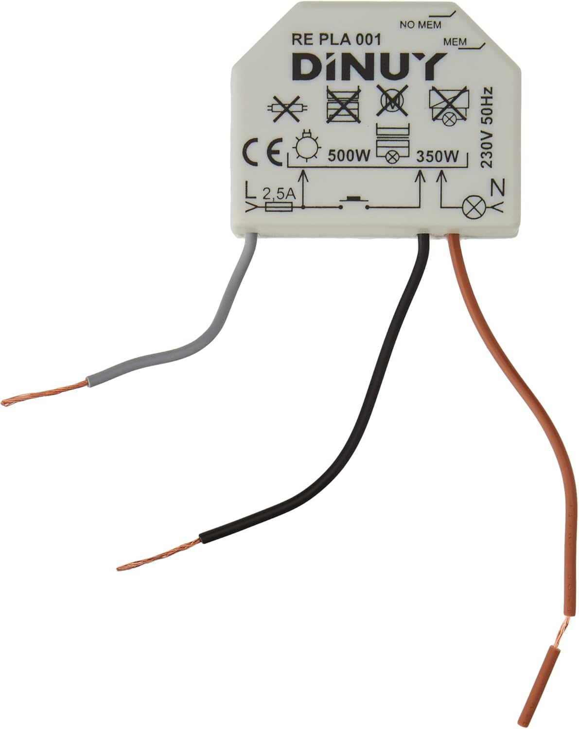 DINUY - REGULADOR DE POTENCIA RE.PLA.001 500W/CAJA UNIVERSAL/R,L