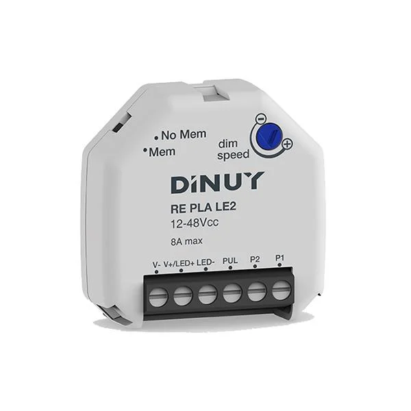 DINUY - RE.PLA.LE2 REGULADOR P/TIRAS LED 12-48VCC