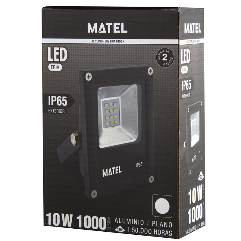 MATEL - PROYECTOR LED NEGRO 20W FRÍO view 3