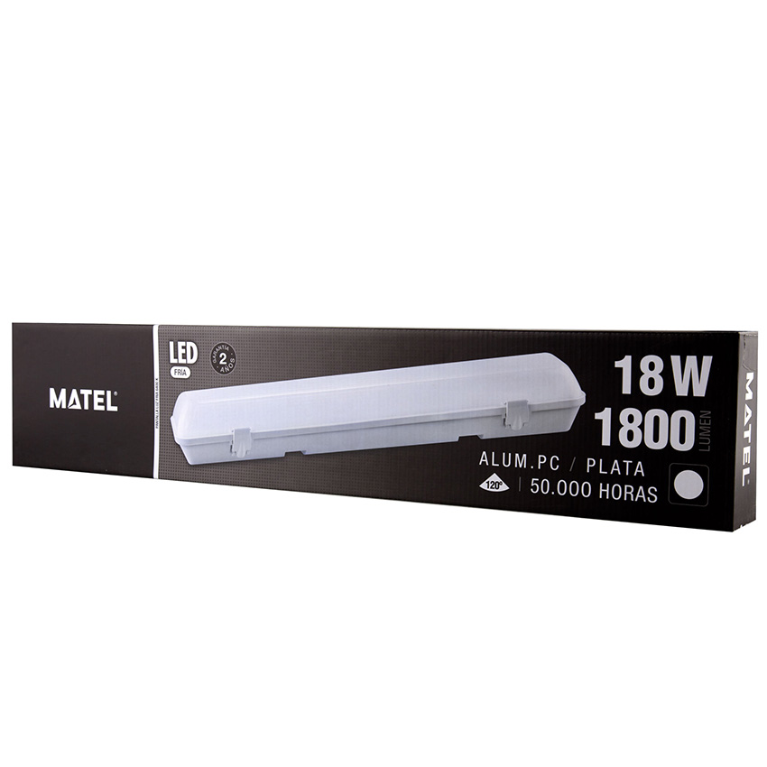 MATEL - PANTALLA LED INTEGRA. IP65 48W 150CM FREDA view 3