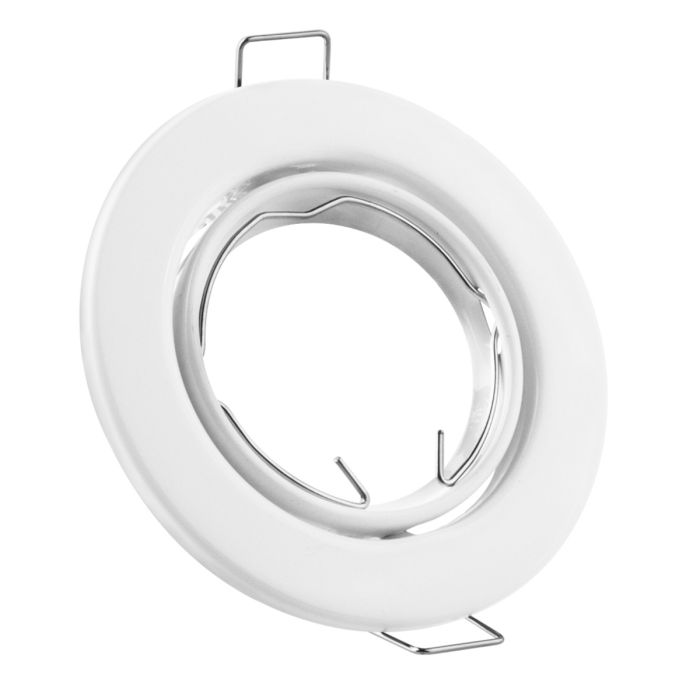 MATEL - ARO BASCULANTE REDONDO 90 MM BLANCO GU-10