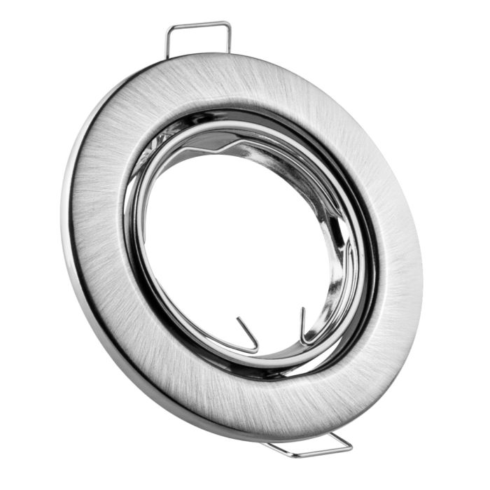 MATEL - ARO BASCULANTE REDONDO 90 MM NÍQUEL GU-10