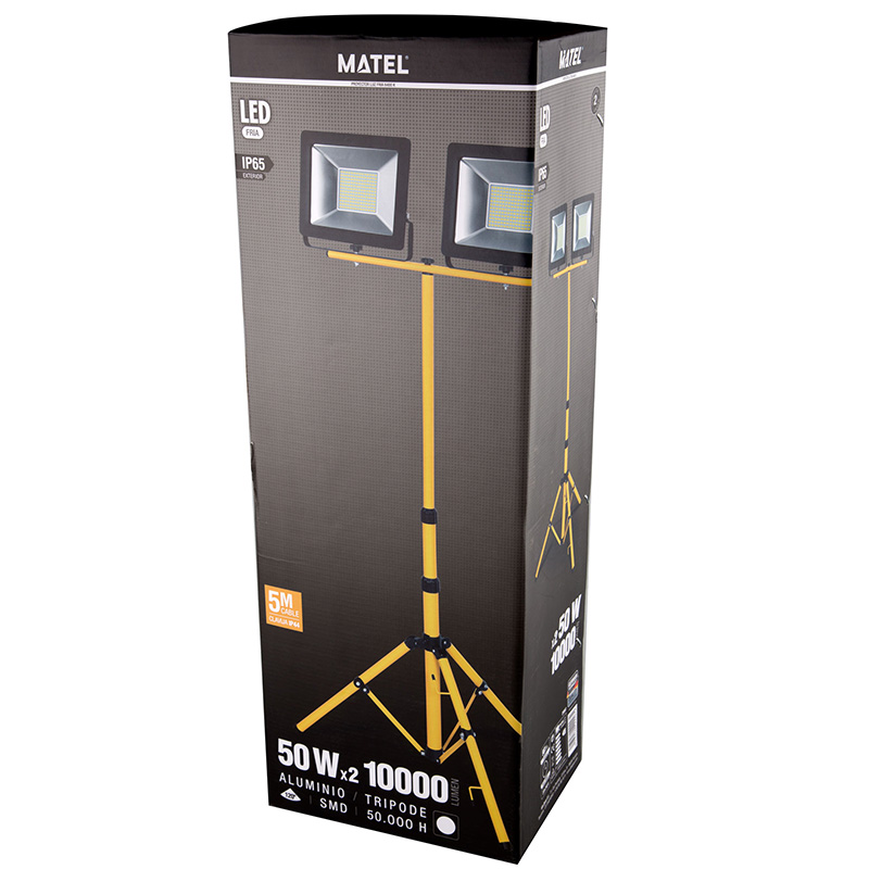 MATEL - PROYECTOR LED 1X50W FRÍA TRIPODE 5MTS view 2