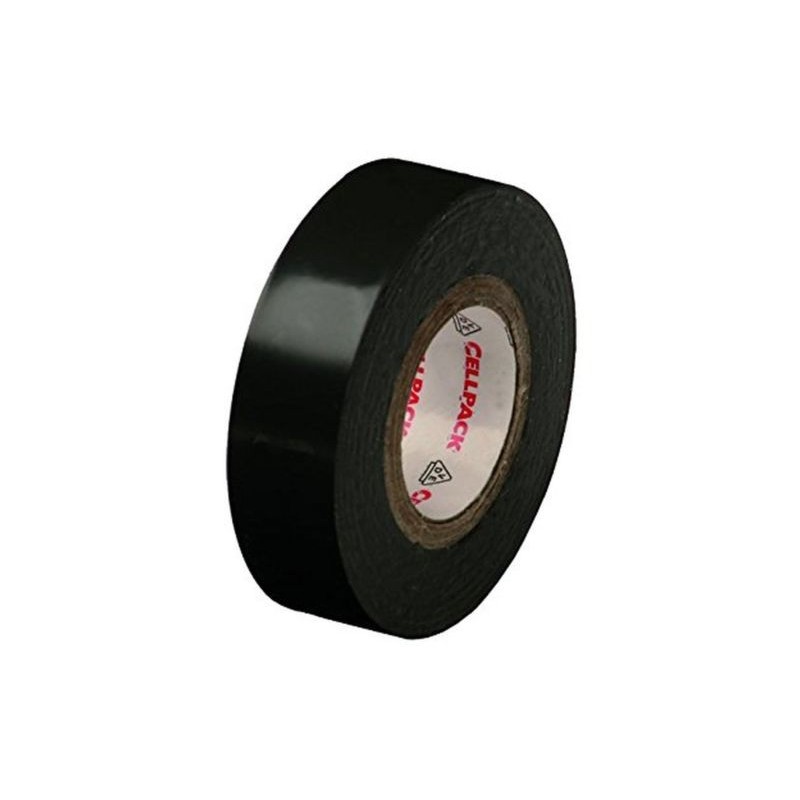ACC. ELEC - ROTLLE CINTA AILLANT PVC 19MM NEGRE (R-25MTS)