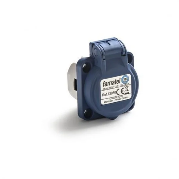 FAMATEL - BASE ENDOLL ENCASTAR 16A 230V A/TTL IP54
