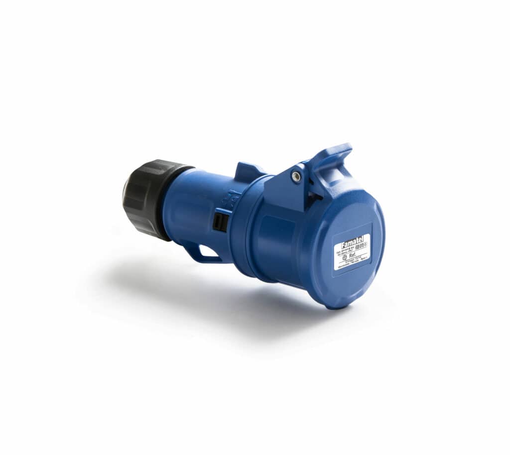 FAMATEL - BASE ENCHUFE MOVIL 3P+T 32A 400V IP54