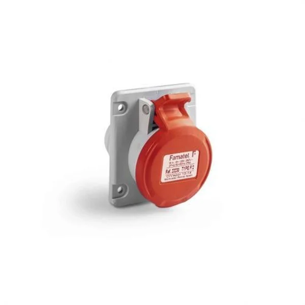 FAMATEL - BASE ENDOLL INCLINADA ENCASTAR 3P+T 16A 400V IP54