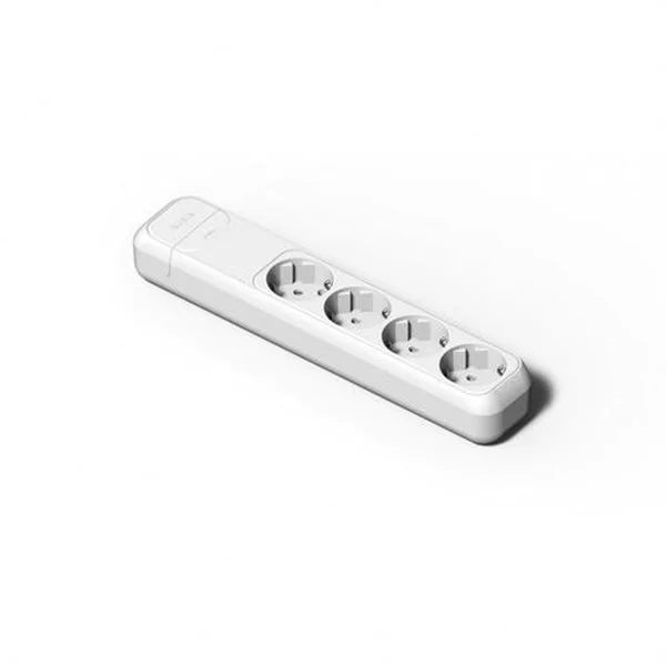 FAMATEL - BASE SCHUKO 4 PRESES 16A 250V S/CABLE BLANC