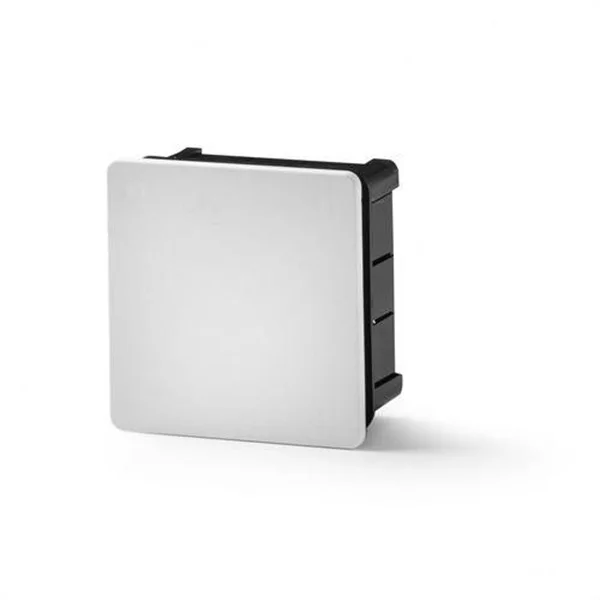 FAMATEL - CAJA DERIVACION EMPOTRAR 115X115 C/TAPA GARRA MET. IP30
