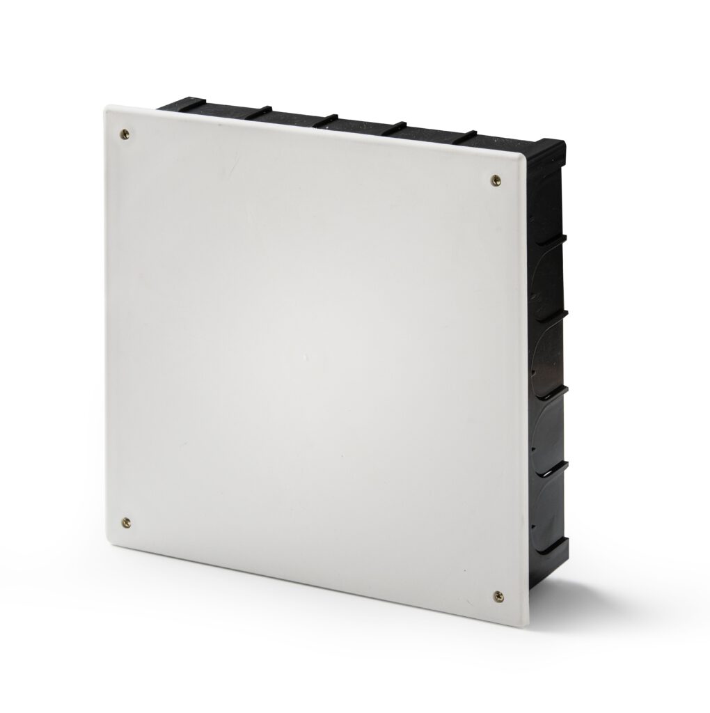 FAMATEL - CAJA DERIVACION EMPOTRAR 255X255 C/TAPA TORNILLOS MET. IP30