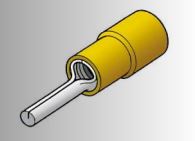 INTERFLEX - TERMINAL DE PUNTA 2,5MM² LONGITUD 19MM REFERENCIA