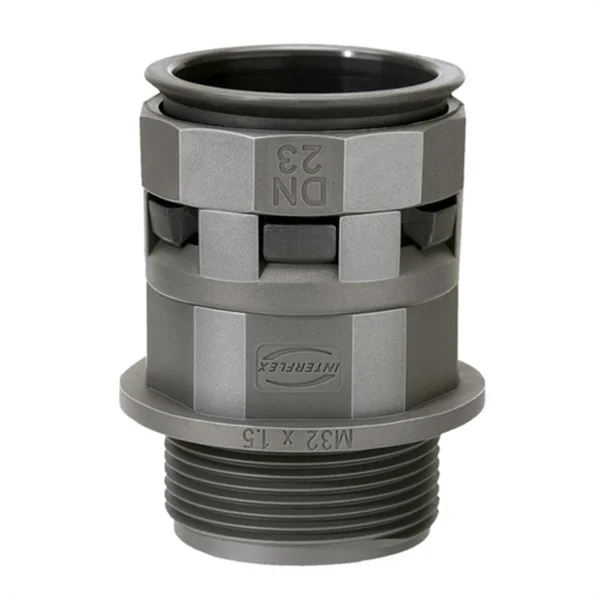 INTERFLEX - NYLOFIX RACOR RECTO DN10 M16X1,5 GRIS