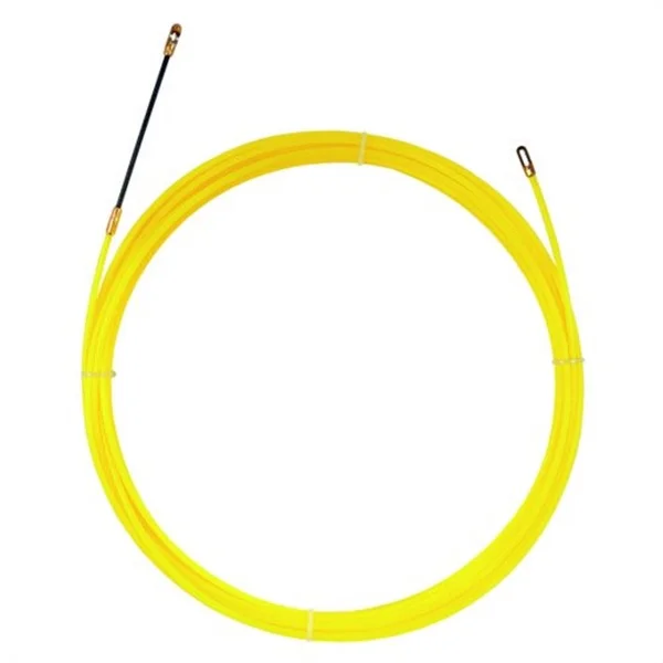 INTERFLEX - NYLON D-4 L-5 MTS CABEZAL/GUÍA/TERM. FIJOS AMARILLO