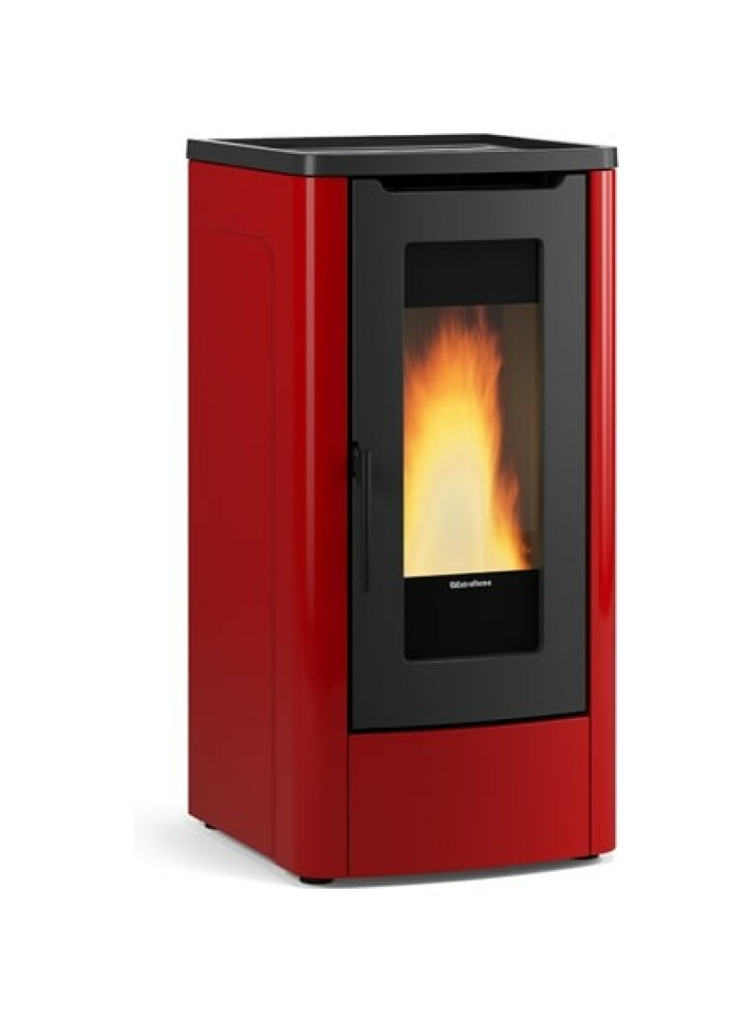 EXTRAFLAME - ESTUFA PEL·LET DAHIANA 5.0 EVO VENTILADA 10,0KW BURDEOS
