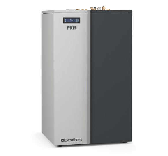 EXTRAFLAME - CALDERA PELLET PK15 ALTA EFICIENCIA 15 GRIS A+