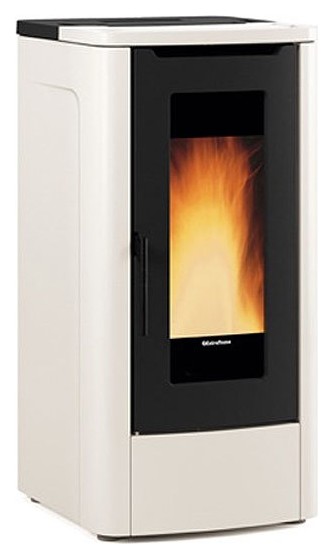 EXTRAFLAME - ESTUFA PELET TEOREMA VENTILADA 10 MARFIL A+