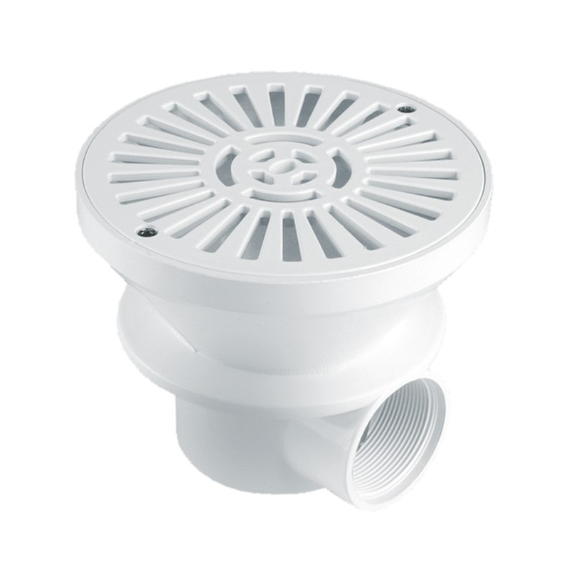 ASTRAL - SUMIDERO CIRCULAR S/LATERAL 2" C/REJILLA ABS BLANCO