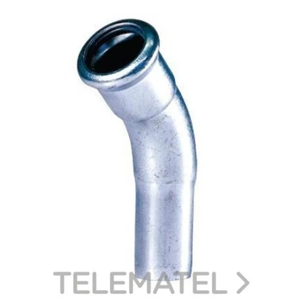 FILINOX - ACERO AL CARBON CURVA 45º M-H D-18 PERFIL M