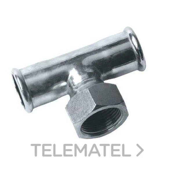 FILINOX - INOX TE ROSCADA D-42X1/2 AISI 316 PERFIL M