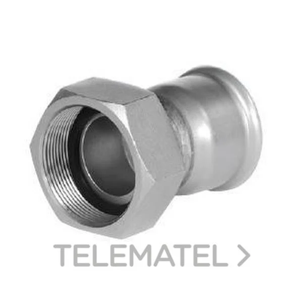 FILINOX - INOX RACOR 2 PIEZAS JUNTA PLANA D-15X1/2 AISI 316 PERFIL M