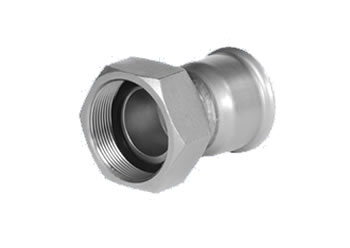 FILINOX - INOX RACOR 2 PIEZAS JUNTA PLANA D-18X3/4" AISI 316 PERFIL M