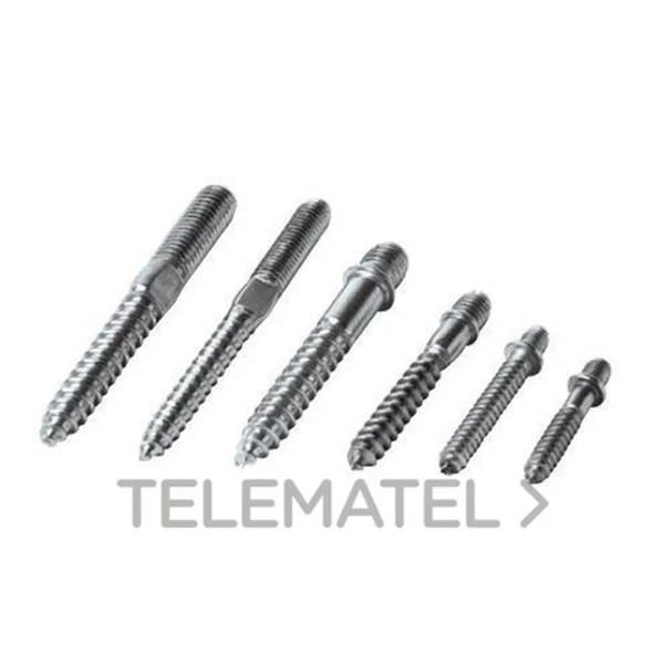 FILINOX - INOX ESPARREC DOBLE ROSCA D-08X50X10 AISI 304