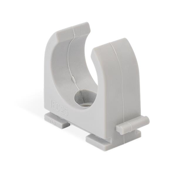 GAESTOPAS - ABRAZADERA PARA TUBO RÍGIDO FLEXIBLE M50 LIBRE DE HALÓGENOS GRIS