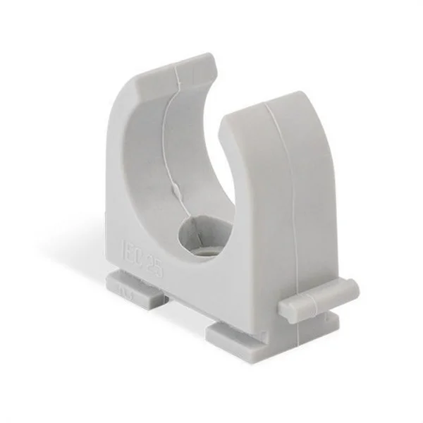 GAESTOPAS - ABRAZADERA PARA TUBO RÍGIDO FLEXIBLE M50 LIBRE DE HALÓGENOS GRIS