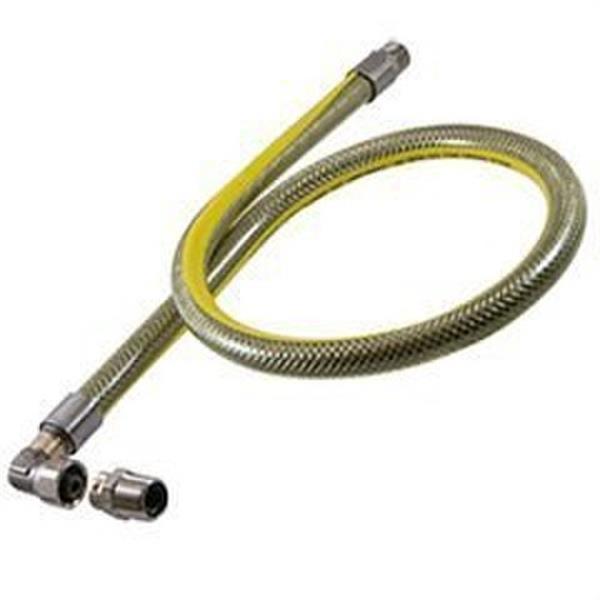 GAS - GASLICK CONEXION FLEXIBLE INOX M-M 1/2" L-1000 C/VALV. SEG.