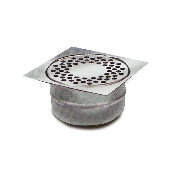 GEBO - SANDGRIP EMBORNAL INOX AISI 304 150 X 150 X 76 MM S.VERTICAL D-50 MM