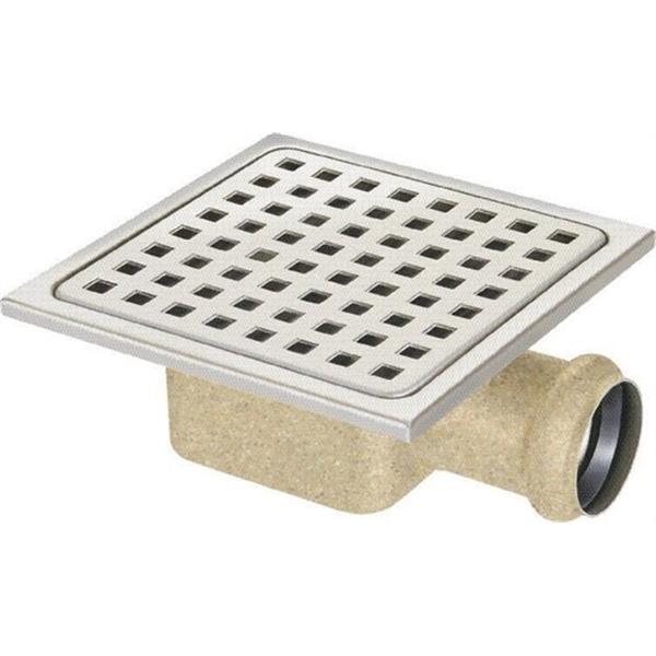 GEBO - SANDGRIP EMBORNAL INOX AISI 304 150 X 150 X 65 MM S.HORITZONTAL D-50 MM