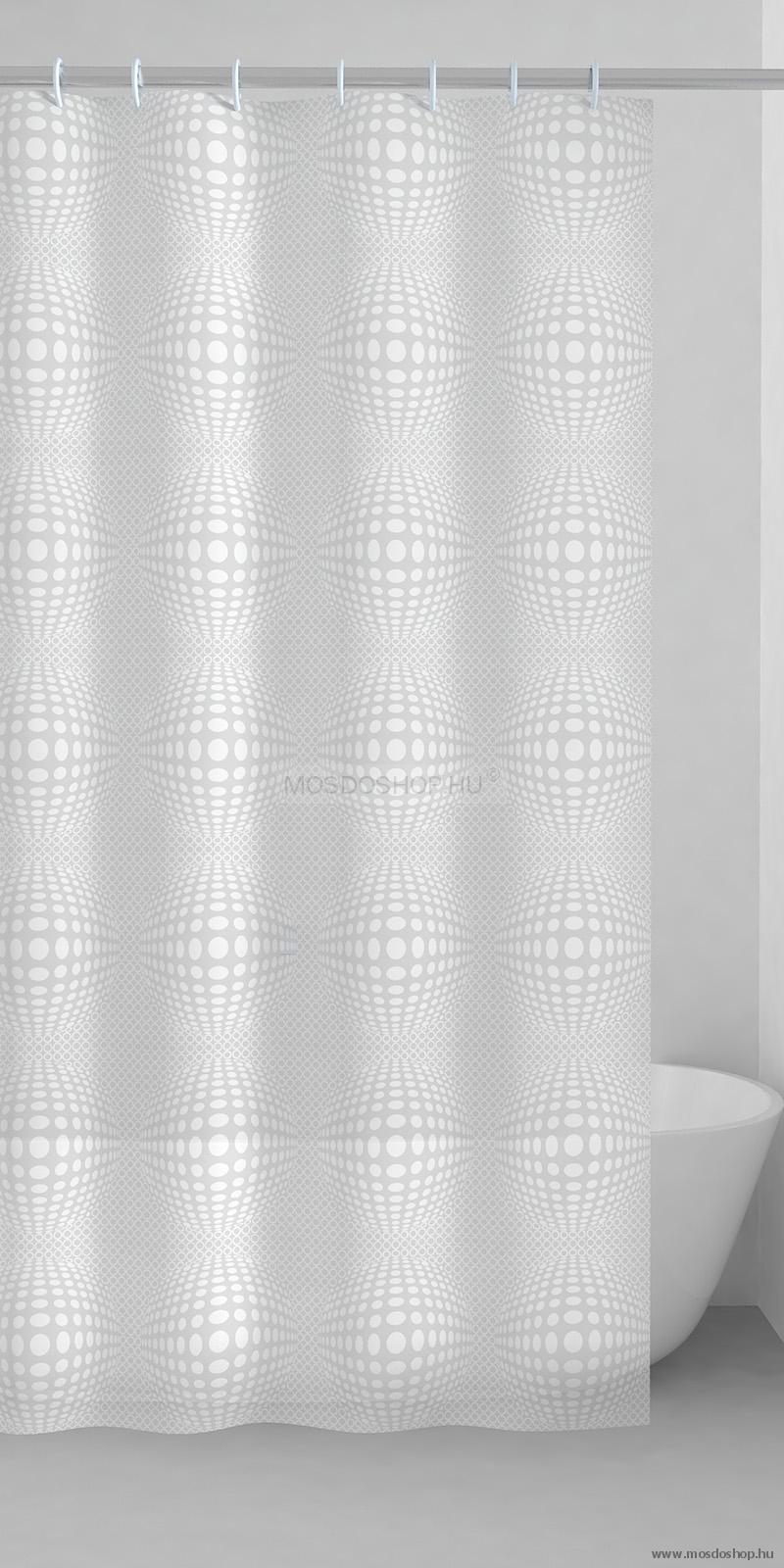 GEDY - G.LENS CORTINA BANY 120X200 BLANC