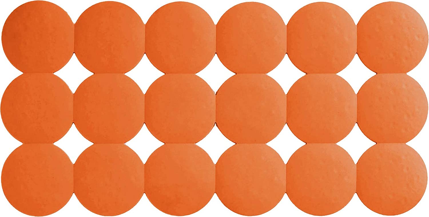 GEDY - GIOTTO ALFOMBRA DUCHA 79X39.5 NARANJA