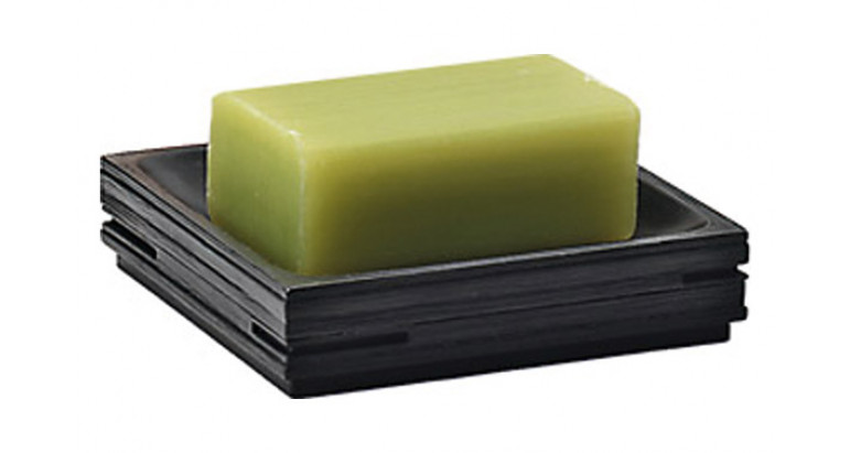 GEDY - CUADROTTO JABONERA 11X11 NEGRO