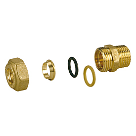 GIACOMINI - R180M RACORD RECTE MASCLE 1/2" X 12