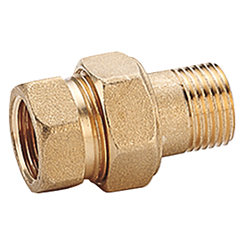 GIACOMINI - R18 RACOR RECTO DE 3 PIEZAS MH 3/8"