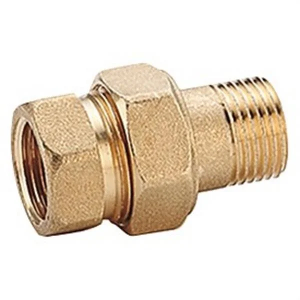 GIACOMINI - R18 RACOR RECTO DE 3 PIEZAS MH 3/8"