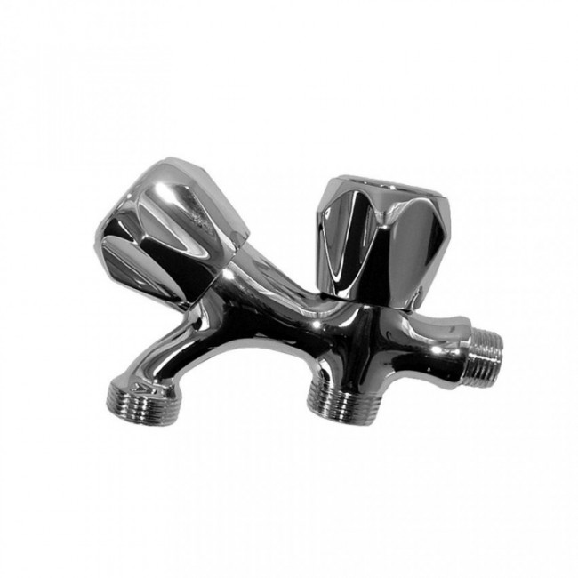 GALINDO - ELIPSE GRIFO 1/2"-3/4"-3/4" LAVADORA DOBLE CROMADO