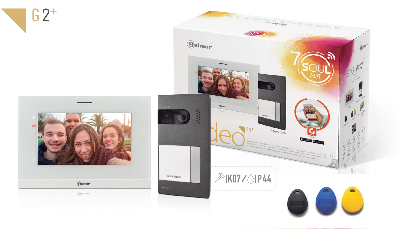 GOLMAR - SOUL S5110/ART 7W KIT VIDEO 1 VIVIENDA WIFI