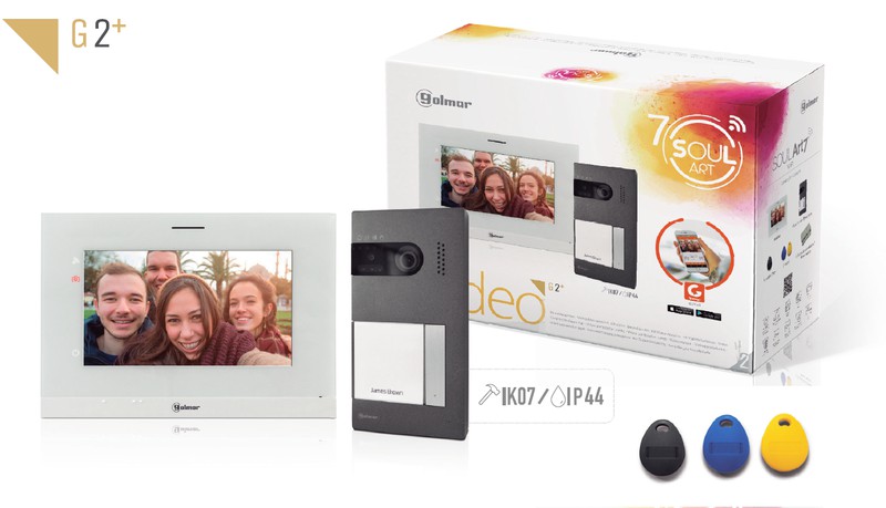 GOLMAR - SOUL S5110/ART 7W KIT VIDEO 1 VIVENDA WIFI view 2