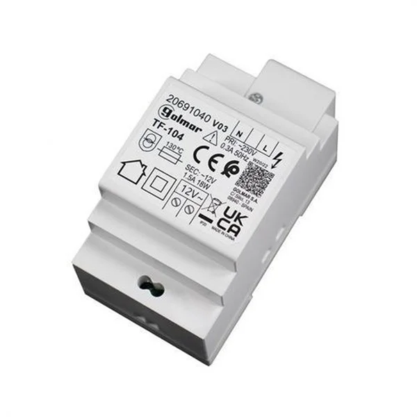 GOLMAR - TF-104 TRANSFORMADOR SORT. 12VCA ALIM. 230VCA/18VA