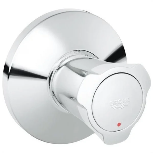 GROHE - COSTA-L LLAVE DE PASO PARTE EXTERIOR INDICADOR ROJO CROMADO