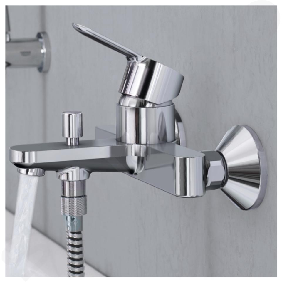 GROHE - BAUCOSMOPOLITAN BAUEDGE MONOMANDO BANY/DUTXA EXTRAÏBLE CROMAT view 2