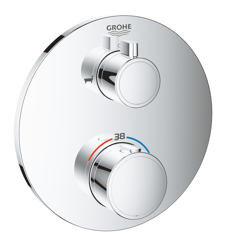 GROHE - TERMOSTATO DUCHA GROHTHERM REDONDO DE 2 VIAS CONO AQUADIMMER BAÑO/DUCHA